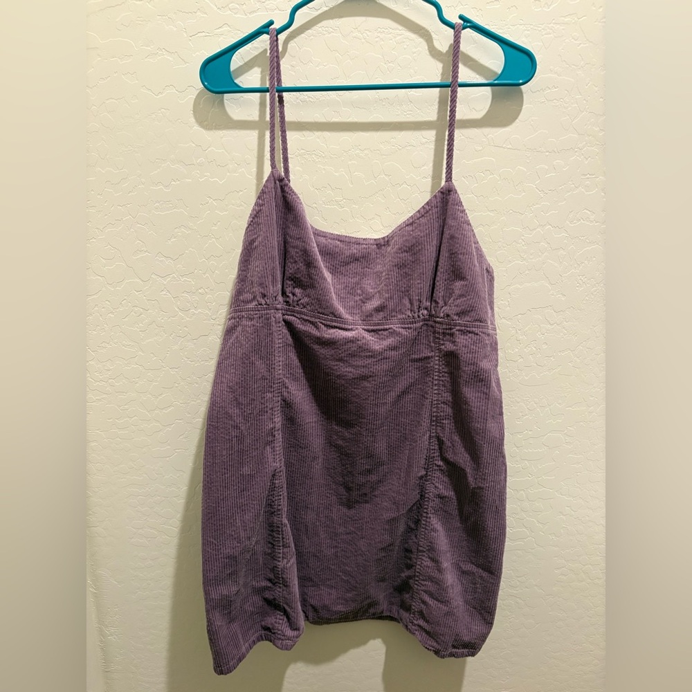 Purple Women's Corduroy Mini Dress Women’s Size XXL